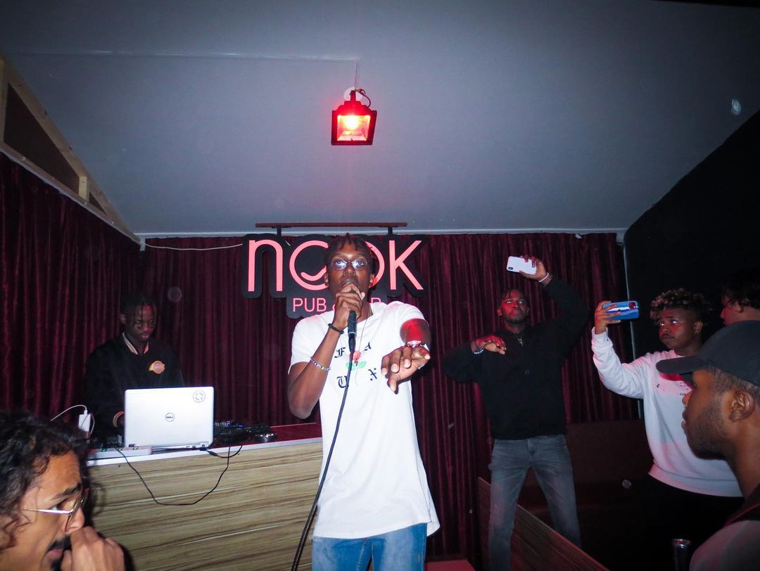 The Incubator Rapper Performance Nook Pub & Bar supported by Perditio #TEAMPERDITIO #DarkGroove Dark Groove